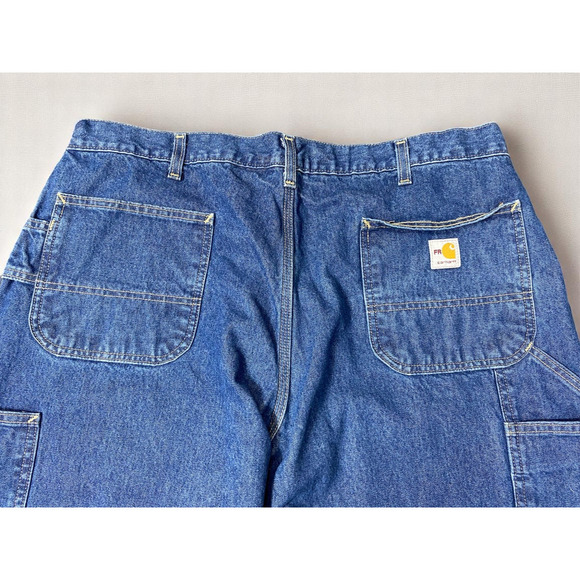 Carhartt FR Double Knee Utility Jeans | 40x30 | CAT 2 Flame Resistant | Blue - Picture 10 of 13